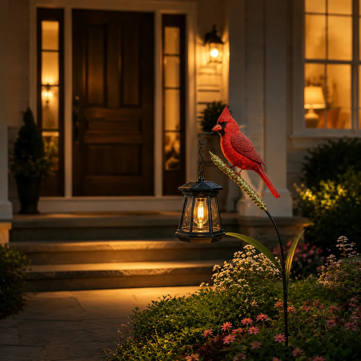 🔥🔥HOT SALE 50% OFF – Solar Cardinal Garden Light 🐦✨ | Lifelike Bird Decor That Glows at Night