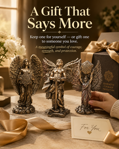 Choose the Strength Within You — Symbolic Guardian Angel Figurines