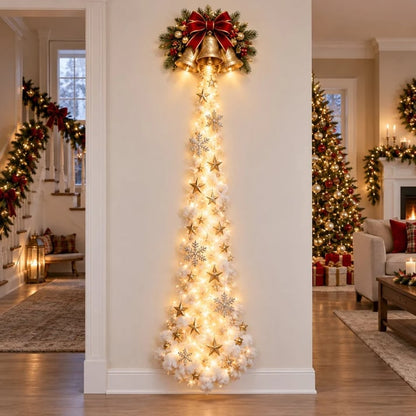 🔥 Limited-Time 49% OFF – Christmas Magic LED Train Wall Light with Santa Holiday Display 🎄