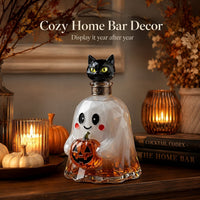 ✨Spooky Glass Whiskey Bottle