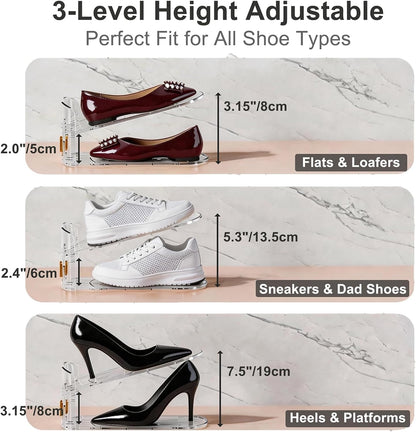 Double Your Shoe Storage Space Without Buying a Bigger Closet