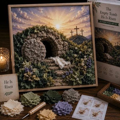 🔥HOT SALE🔥 Last Day 49% OFF - ✝️3D Christian Fabric Poke Art Kit（📦Buy 2 Free Shipping）