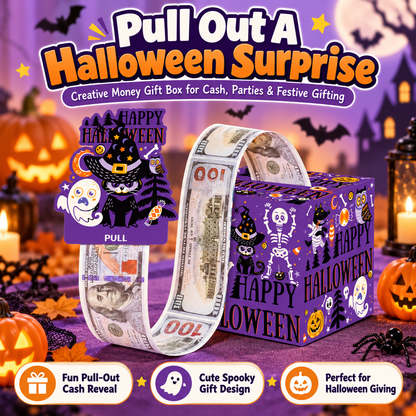 🎃 Halloween Money Pull Surprise Box – Make Cash the Best Part of the Gift