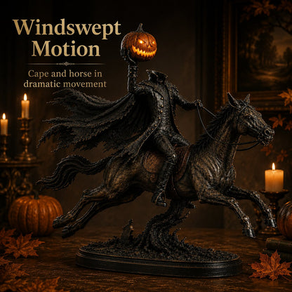 🔥 Halloween Special – Headless Horseman Midnight Ride Statue 🎃🏇