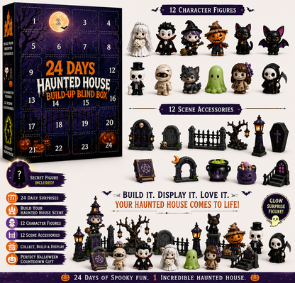 🔥 50% OFF Today 🎃 DIY Haunted House Kit – Build, Decorate & Display for Halloween