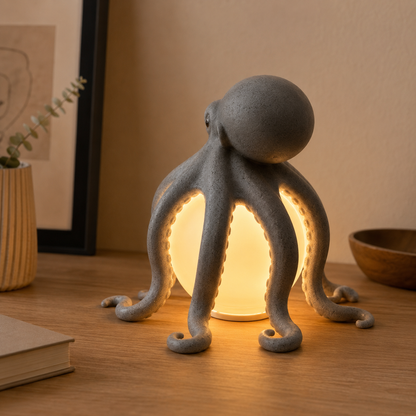 🐙 Last Day 50% OFF – Ocean Octopus Table Lamp 🌊