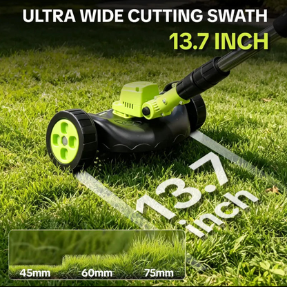 🔥 50% OFF – 3-in-1 Cordless Lawn Trimmer with 2×21V Batteries 🌿