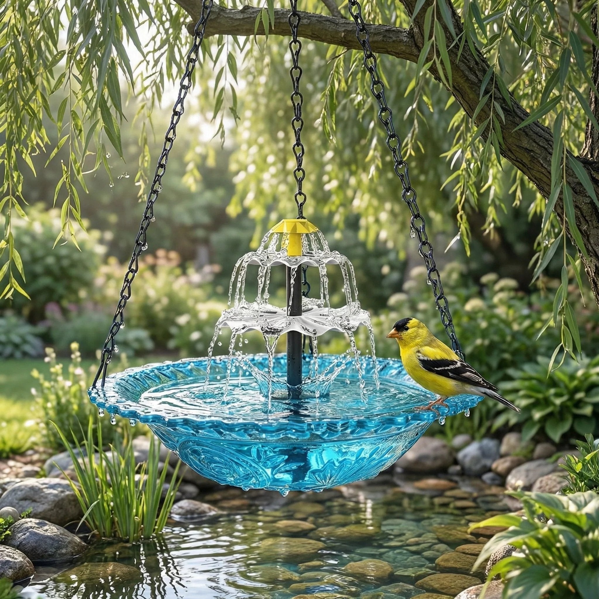 🔥 Last Day 49% OFF– Solar Cascade Bird Bath Fountain | Buy 2 Free Shipping 🎁