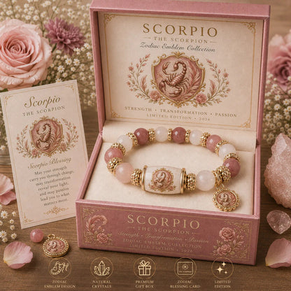 🎁 Holiday Gift Special | 12 Zodiac Natural Chalcedony Bracelet – Save 34%
