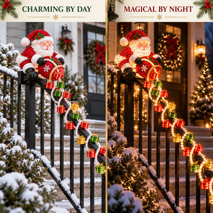 🚚 Free Shipping|🎅 Santa Magic Gift Cascade Railing Light