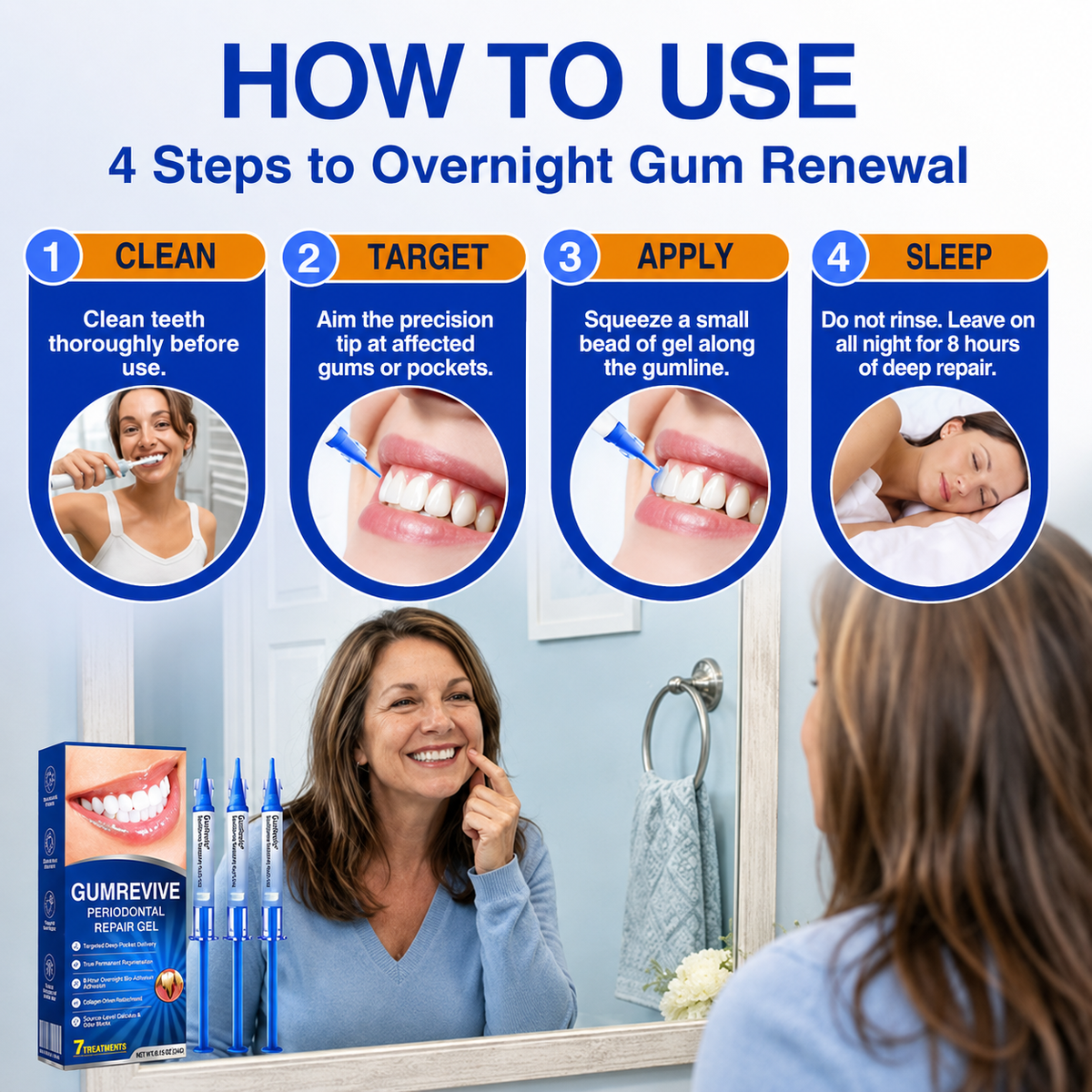 🔥Buy 2 Get 1 FREE & 🚚FREE Shipping - Advanced Enamel & Gum Care