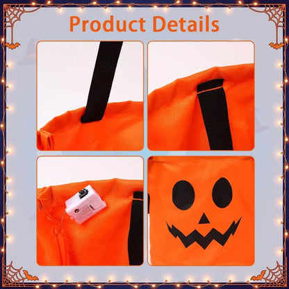 🎃✨Light-Up Halloween Trick-or-Treat Bags🍬