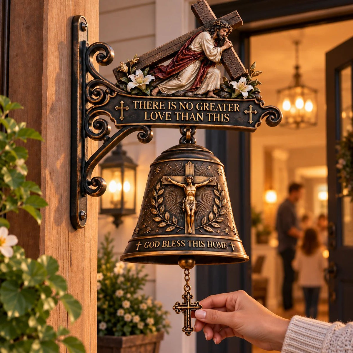 ✝️ Save 50% | “God Bless This Home” Christian Hanging Bell