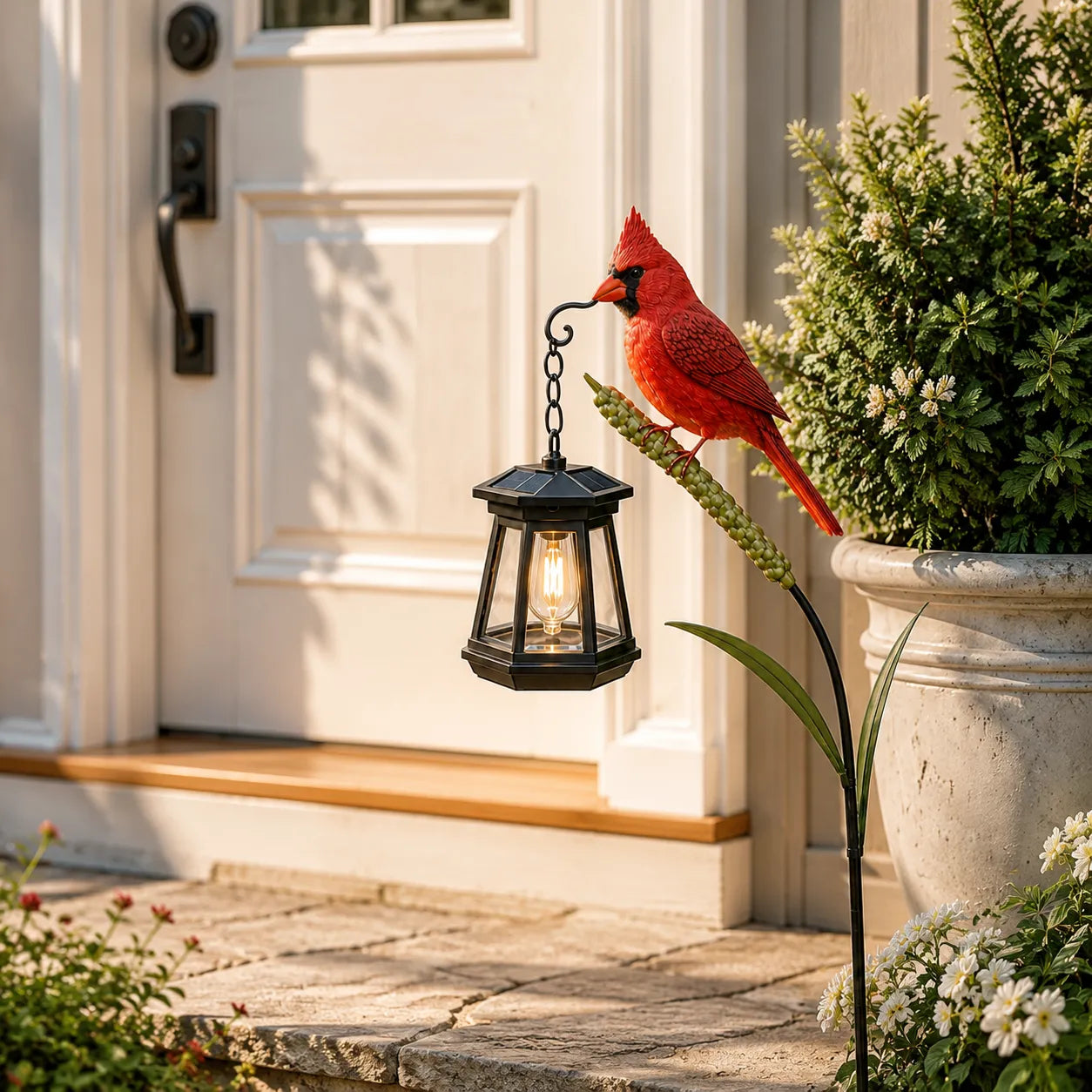 🔥🔥HOT SALE 50% OFF – Solar Cardinal Garden Light 🐦✨ | Lifelike Bird Decor That Glows at Night