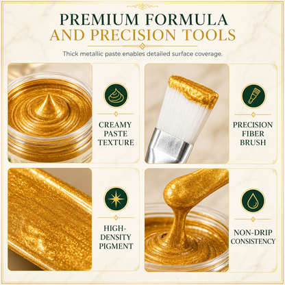 ✨ Gold Metallic Repair Paste – Bring Faded Home Decor Back to Life! 🖌️