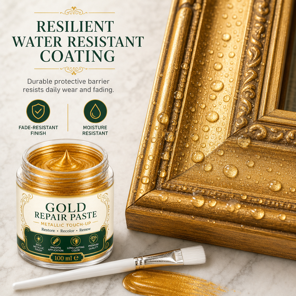 ✨ Gold Metallic Repair Paste – Bring Faded Home Decor Back to Life! 🖌️
