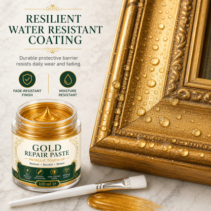 ✨ Gold Metallic Repair Paste – Bring Faded Home Decor Back to Life! 🖌️