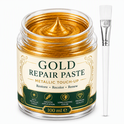 ✨ Gold Metallic Repair Paste – Bring Faded Home Decor Back to Life! 🖌️