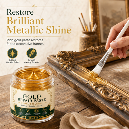 ✨ Gold Metallic Repair Paste – Bring Faded Home Decor Back to Life! 🖌️