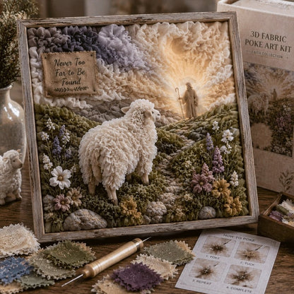 🔥HOT SALE🔥 Last Day 49% OFF - ✝️3D Christian Fabric Poke Art Kit（📦Buy 2 Free Shipping）