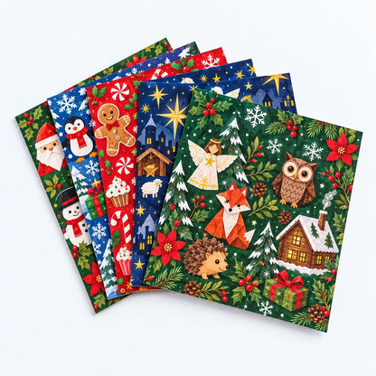 🎄✨ Rilassante e adatto ai principianti - Decorazioni natalizie 3D in carta fai-da-te 🎁 (💕 Guida passo-passo inclusa)