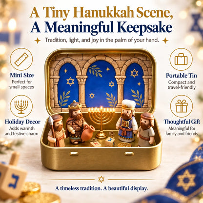 🔥 FINAL HOURS 50% OFF | ✝️ Pocket Nativity Keepsake Set with Storage Box