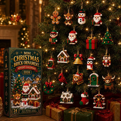 🔥 LAST DAY 49% OFF | 🎄 24-Day Christmas Advent Calendar – Build 24 Festive Ornaments 🎁