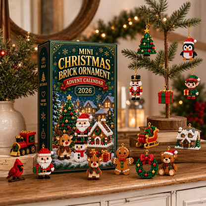 🔥 LAST DAY 49% OFF | 🎄 24-Day Christmas Advent Calendar – Build 24 Festive Ornaments 🎁
