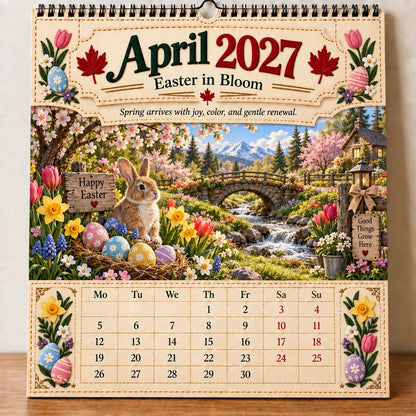 🔥HOT SALE🔥🇨🇦🍁 2027 Canada 160th Anniversary Wall Calendar 🍁🇨🇦