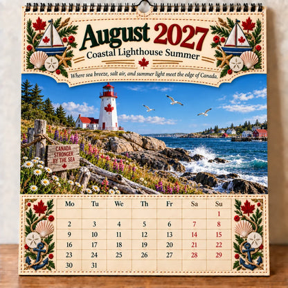 🔥HOT SALE🔥🇨🇦🍁 2027 Canada 160th Anniversary Wall Calendar 🍁🇨🇦