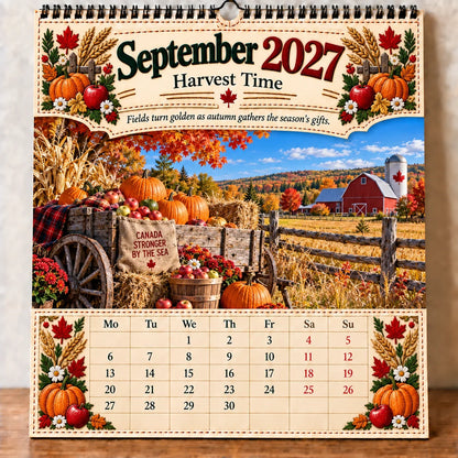🔥HOT SALE🔥🇨🇦🍁 2027 Canada 160th Anniversary Wall Calendar 🍁🇨🇦