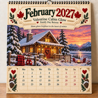 🔥HOT SALE🔥🇨🇦🍁 2027 Canada 160th Anniversary Wall Calendar 🍁🇨🇦