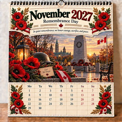 🔥HOT SALE🔥🇨🇦🍁 2027 Canada 160th Anniversary Wall Calendar 🍁🇨🇦