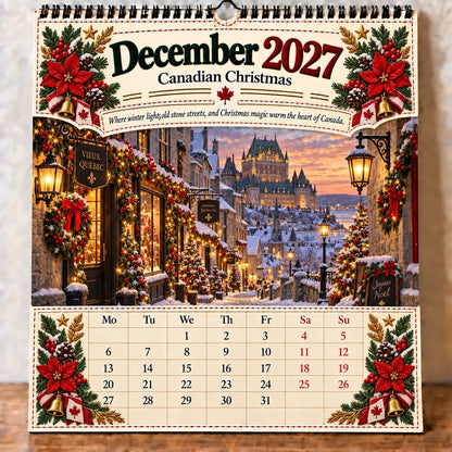 🔥LAST DAY 50% OFF -- 🇨🇦🍁 2027 Canada 160th Anniversary Wall Calendar 🍁🇨🇦