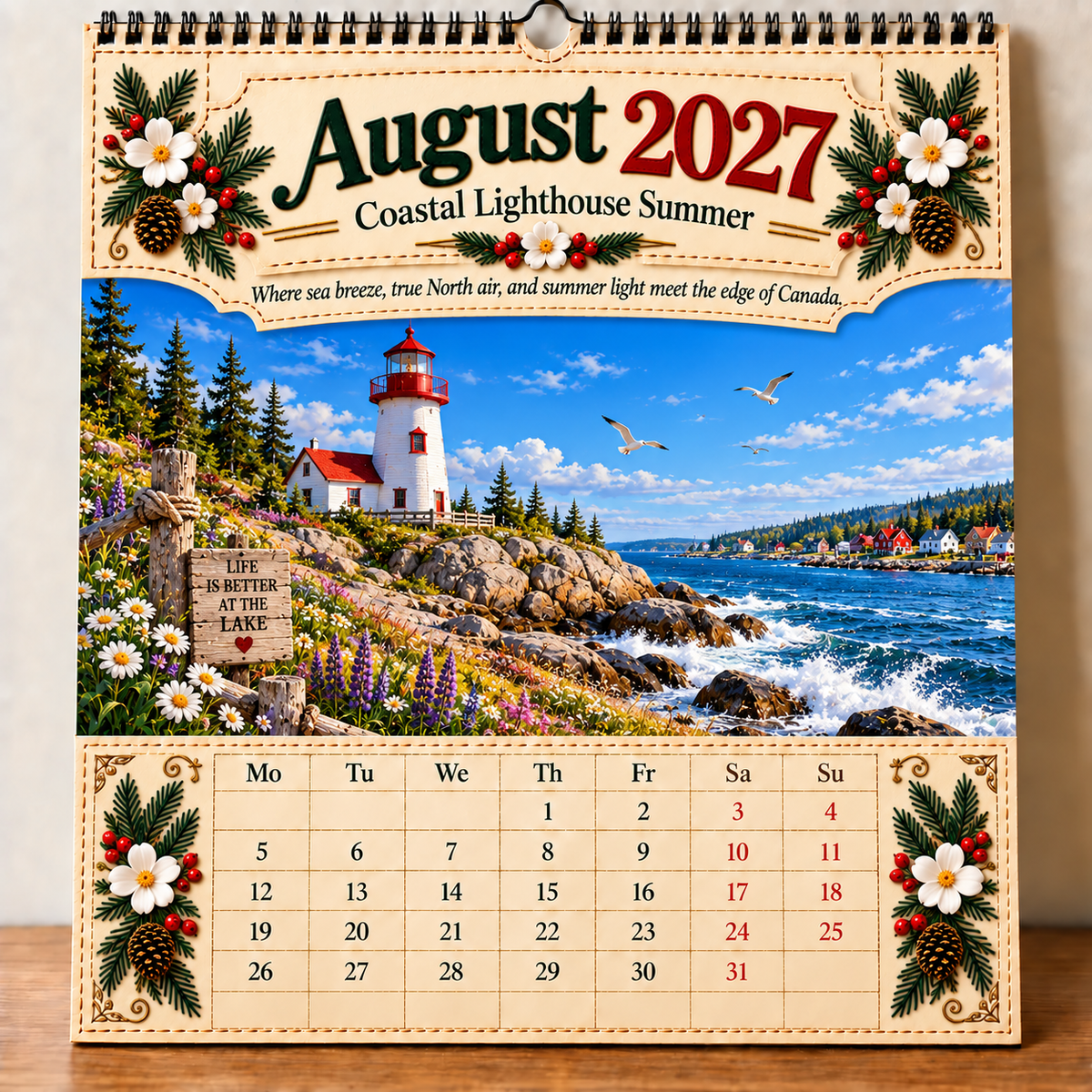 🔥LAST DAY 50% OFF -- 🇨🇦🍁 2027 Canada 160th Anniversary Wall Calendar 🍁🇨🇦