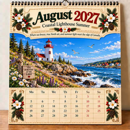 🔥LAST DAY 50% OFF -- 🇨🇦🍁 2027 Canada 160th Anniversary Wall Calendar 🍁🇨🇦