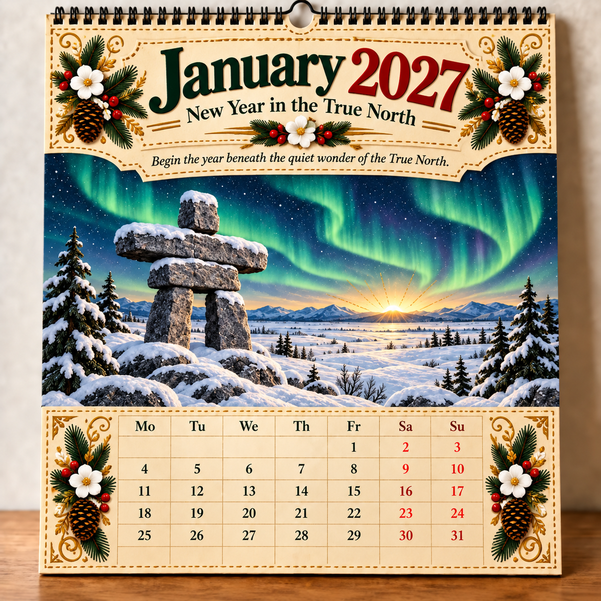 🔥LAST DAY 50% OFF -- 🇨🇦🍁 2027 Canada 160th Anniversary Wall Calendar 🍁🇨🇦