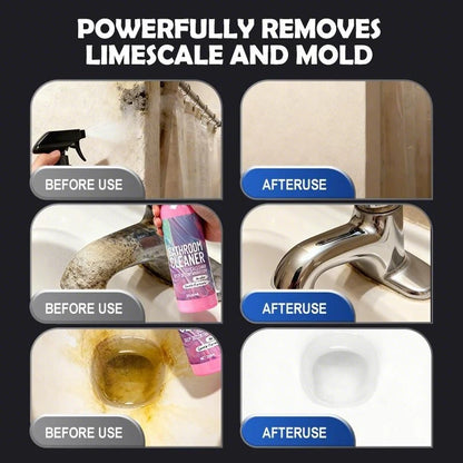 ✨ Bathroom Cleaner: Sparkle in Seconds, No Harsh Fumes