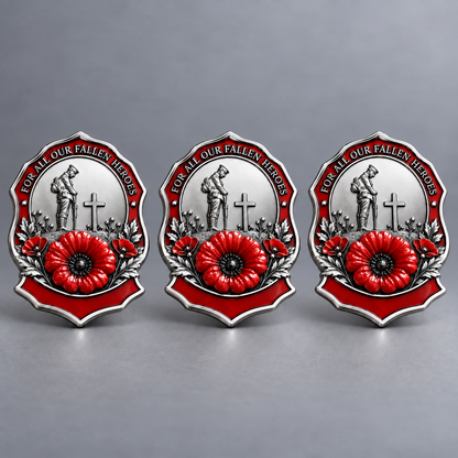 🌺Limited Edition Red Poppy Remembrance Brooch – For All Our Fallen Heroes🎖️