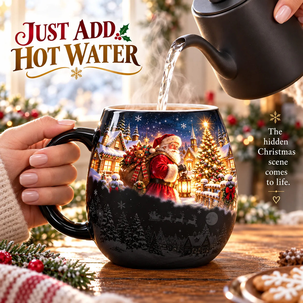 🎄 Christmas Magic™ Color-Changing Mug – Watch Holiday Magic Come to Life! ✨