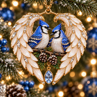 Bluebird Pair & Flowers 💙
