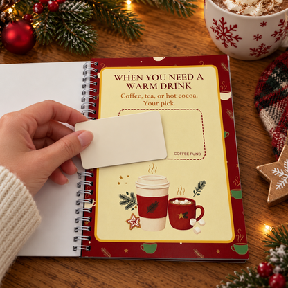🎄 Christmas Gift Card Book – Fill, Flip & Surprise 🎁