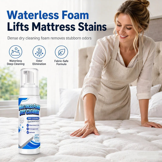 🫧✨ No-Rinse Foam Cleaner – Refresh Mattresses, Sofas, Upholstery & Car Seats!