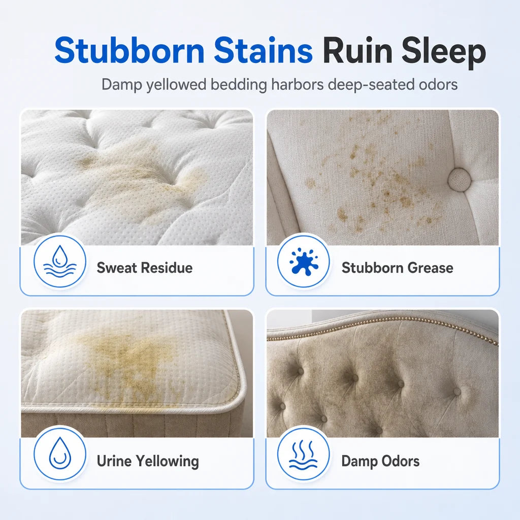 🫧✨ No-Rinse Foam Cleaner – Refresh Mattresses, Sofas, Upholstery & Car Seats!