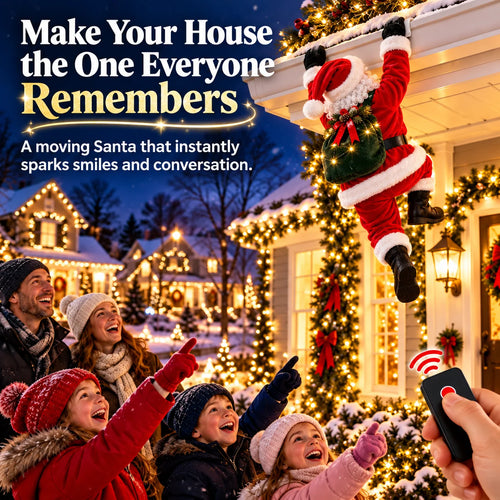 🎅😂 Remote-Controlled Climbing Santa™ – Watch Santa Climb Your Roof! | Fun Animated Christmas Decoration 🎄