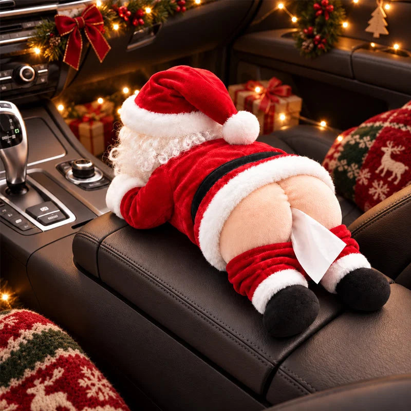 🎅Last Day 49% OFF🔥🎅Funny Santa Butt Tissue Box🎁