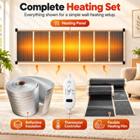 25x50cm 50W – Controller and reflective film included