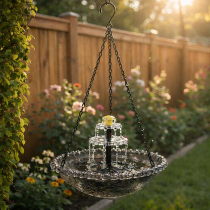 🔥 Last Day 49% OFF– Solar Cascade Bird Bath Fountain | Buy 2 Free Shipping 🎁