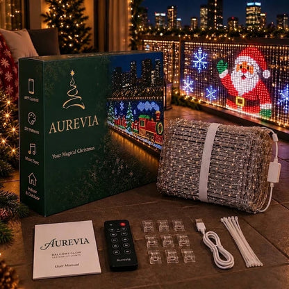 🎄 50% OFF | Smart LED Curtain Lights – Make Christmas Come Alive ✨