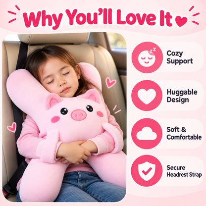 🚗🎁 Holiday Road Trip Special | Kids’ Plush Car Travel Pillow – Save 49%